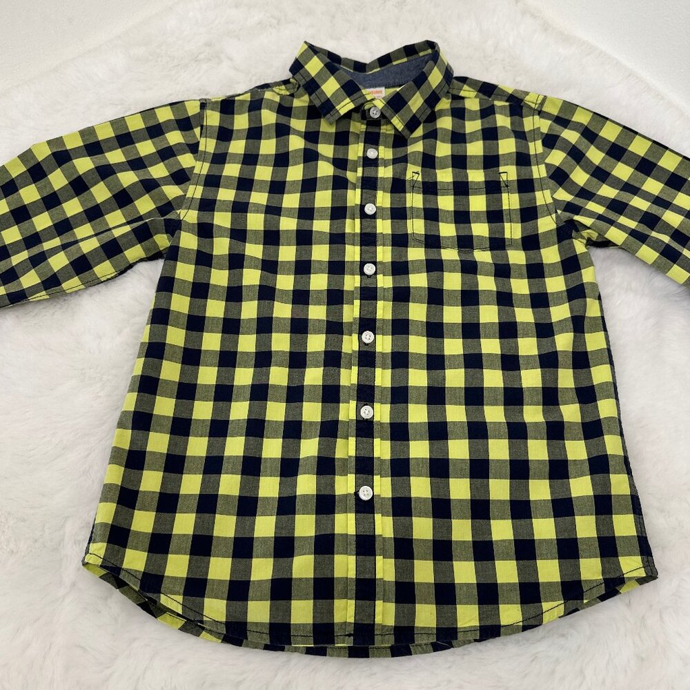 Gymboree Boys Long-Sleeve Button-Up Shirt - Picture 1 of 9